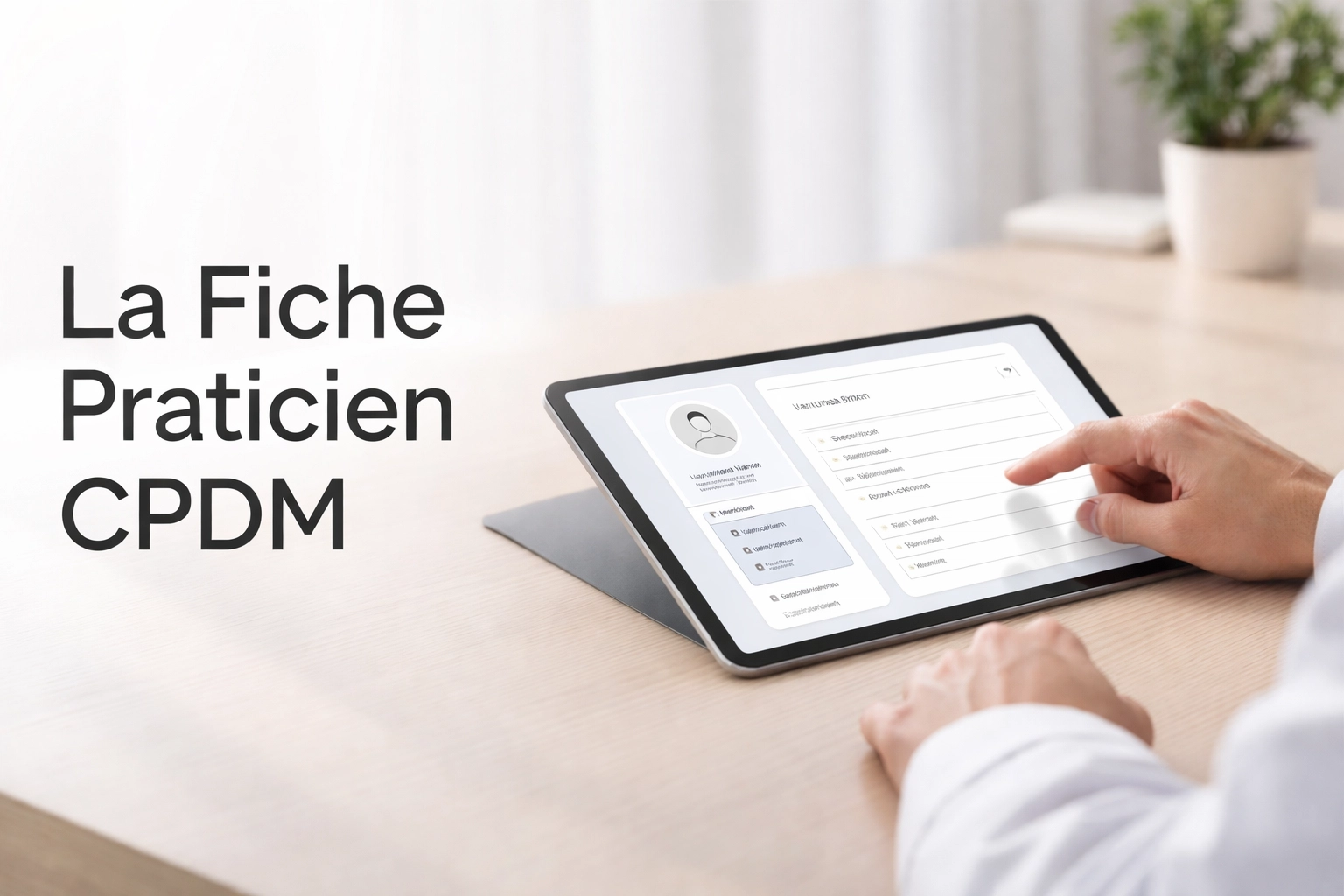 La Fiche Praticien CPDM : Ta vitrine médicale et ton lien avec la communauté
